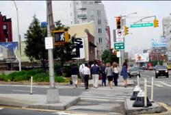 Borough builds safer pedestrian crossing on busy Queenscliff street